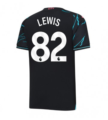 Manchester City Rico Lewis #82 Tredje Tröja 2023-24 Kortärmad
